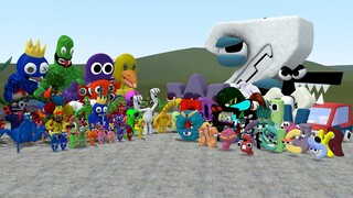 ALL ALPHABET LORE A-Z VS ALL ROBLOX RAINBOW FRIENDS In Garry's Mod!