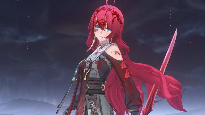 Even if you trample over mountains of corpses and wade through seas of blood, the girl’s gaze still 