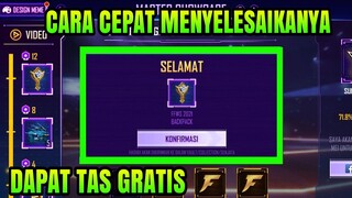 CARA MENYELESAIKAN EVENT MASTER SHOWCASE FREE FIRE DAPAT SKIN TAS FFWS