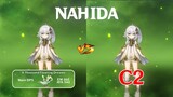 Nahida Signature Weapon or Nahida C2! Which is the best ?? Gameplay COMPARISON!