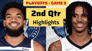 Memphis Grizzlies vs. Minnesota Timberwolves Full Highlights 2nd QTR | April 21 | 2022 NBA Season