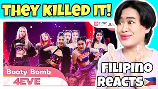 Booty Bomb - 4EVE | EP.9 | T-POP STAGE SHOW | REACTION VIDEO | Filipino Reacts