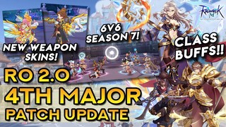 ROM 2.0 4TH MAJOR PATCH UPDATE ~ Major Job Class Buffs, 6v6 Adjustment, and a LOT MORE!!