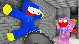 Monster School : HUGGY WUGGY SAVE THE KISSY MISSY IN MINECRAFT - Minecraft Animation Cartoons