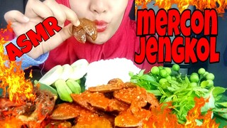 ASMR MERCON JENGKOL | IKAN ASIN | OKRA| LALAPAN