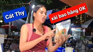 Lộ thông tin DIVA Cát Thy xài bao hãng OK | Bánh tráng trộn Cát Thy