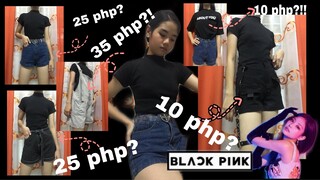 (10 PESOS?!! BLACKPINK SHORTS??!!) UKAY UKAY VLOG + TRY ON HAUL