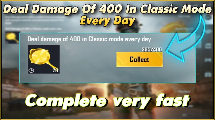 OMG ! 😱 Deal Damage Of 400 In Classic Mode Every Day | Damage Mission