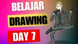 (day 7) belajar drawing