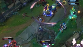 《Being caught in the lane, forced to gank》