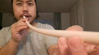 ASMR EATING CHEWING GIANT STRAWBERRY BUBBLE GUM 🍓 | STORY TIME: I TRADED MY JEWELRY VOUCHER