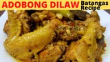 ADOBO SA DILAW | Adobong Manok BATANGAS Recipe | Chicken Adobo with Turmeric