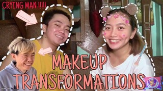 MAKEUP TRANSFORMATION (GRAVE NAGING KAMUKA NYA TALAGA SI CRYING MAN ) VLOG 8