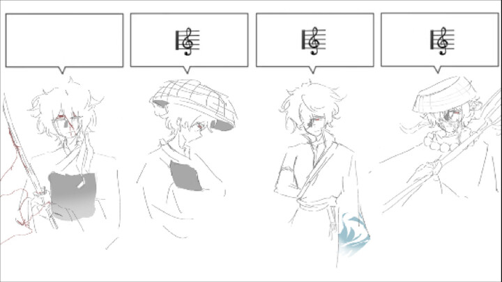 [Gintama / Sakata Gintoki] Here are four types of people who have lost their dearest loved ones and 