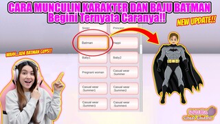 CARA/TUTORIAL JADI KARAKTER UTAMA BATMAN & PUNYA BAJU BATMAN!! SAKURA SCHOOL SIMULATOR-PART 615