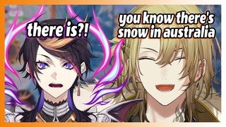 Shu Founds Out That There's Snow in Australia [Nijisanji EN Vtuber Clip]