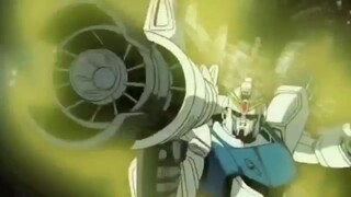 Gundam guarding the sky with our hands