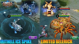 SKIN EPIC IRITHEL ICE SPIKE, BELERICK REVAMP SKIN, BRUNO&LESLEY PAINTED SKIN - MOBILE LEGENDS