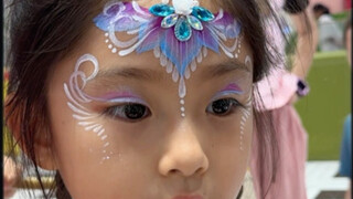 面部彩绘入门—紫萱公主