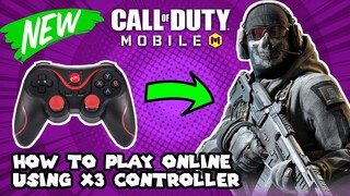 X3 Wireless Controller |  How to play Call of Duty Mobile Using Controller ( TAGALOG )