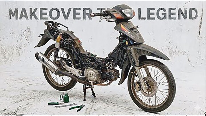 FINAL PART makeover of suzuki Shogun R 110 reatoration mod