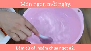Làm củ cải ngâm chua ngọt p2