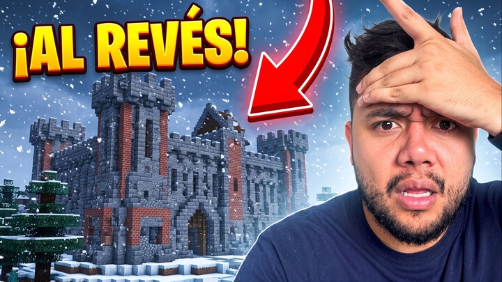 ¡Construí mi castillo AL REVÉS en Minecraft Horizons!