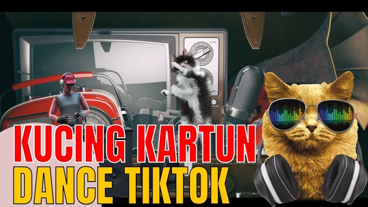 Kucing Kartun Menari Lucu | Kucing Dance Lagu Tik Tok