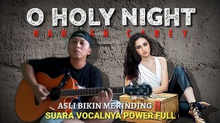 BIKIN MERINDING SUARA VOCALNYA‼️O HOLY NIGHT (Mariah Carey) Alip Ba Ta Feat Genavieve Linkowski