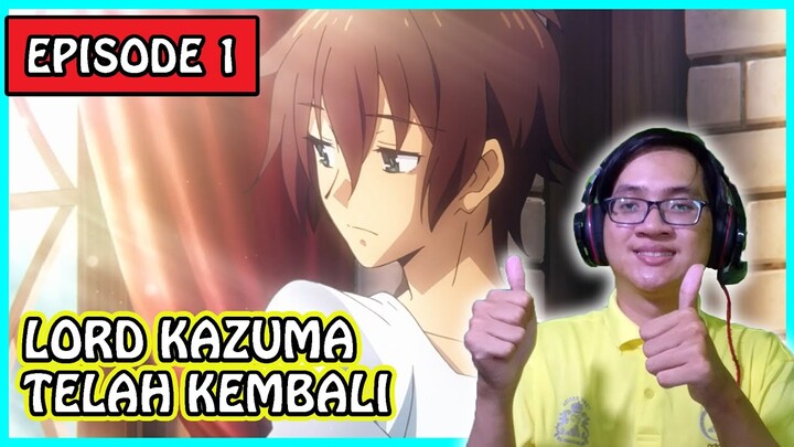 Lord Kazuma It's Back !!! ~ Konosuba Season 3 Episode 1 (Reaction)