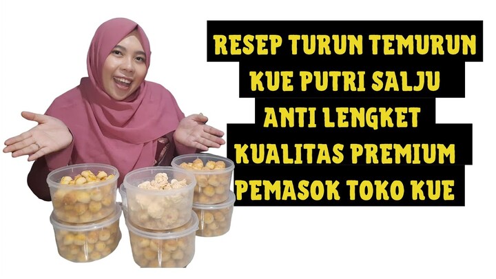 Kue putri salju terenak anti lengket dan kering ambyar memuaskan, bikin nagih andalan keluarga