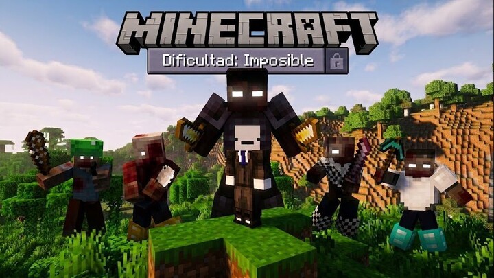 MINECRAFT BEDROCK esta IMPOSIBLE...  Matamos al DRAGON
