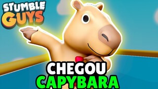 TESTEI NOVA SKIN DA CAPYBARA NO STUMBLE GUYS