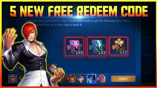 5 NEW FREE REDEEM CODE NOVEMBER 2020 | MOBILE LEGENDS BANG BANG