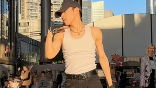 在世贸天阶跳baddie