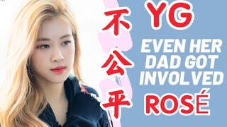 YG不公平对待ROSÉ？登上世趋！外网大事件报道！blackpink朴彩英
