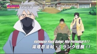 Sinopsis Resmi Boruto Episode 106, 107, 108, 109, dan 110 "Perjalanan mirai kakashi dan guy