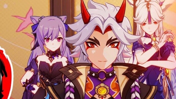 Use Genshin Impact to recreate the opening theme song of "Demon Slayer" Yuguo Chapter