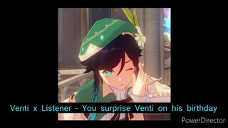 (M4M)Genshin Impact ASMR - Venti x Listener - You surprise Venti on his birthday