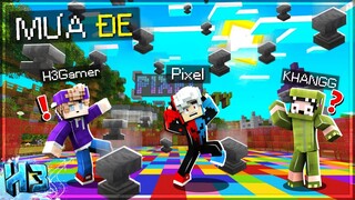 H3 Thử Thách Sinh Tồn Trong CƠN MƯA CÁI ĐE Cùng NoobTeam - PIXEL PARTY Ai Sẽ Sống?? | #6 - MINI GAME