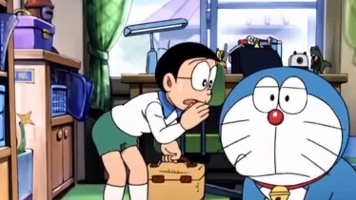 nobita memaksa doraemon