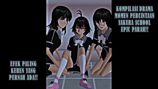 KOMPILASI DRAMA MOMEN EPIC PERCINTAAN SAKURA SCHOOL SIMULATOR BERDAMAGE!! EFEK KEREN!!