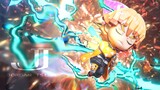 [Jordan Freeze Motion]◤Speaking the most cowardly words and fighting the fiercest fight-my wife Zenitsu◢ Demon Slayer Nendoroid animation my wife Zenitsu & Nezuko