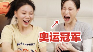 I actually let diving Olympic champion Wu Minxia eat this kind of thing?!