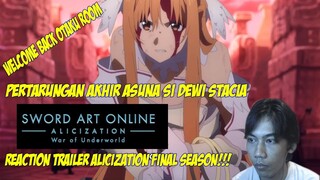 Perjuangan Penghabisan Stacia !!! Trailer SAO Final Season Indonesia - Otaku Room