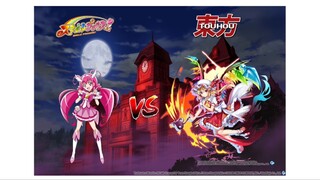 Cure Happy VS Flandre Scarlet (Smile Precure VS Touhou Project / Remake)