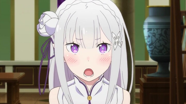Emilia wants to be cute