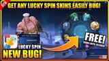 NEW BUG! LUCKY SPIN Get SKIN Easily (AUTO-CLICKER) | MLBB