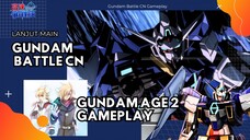 Gundam Age 2 Gesit bukan Mainnn.. !! 🔥🔥 || Gundam Battle CN Gameplay