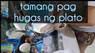 pano mag hugas ng plato